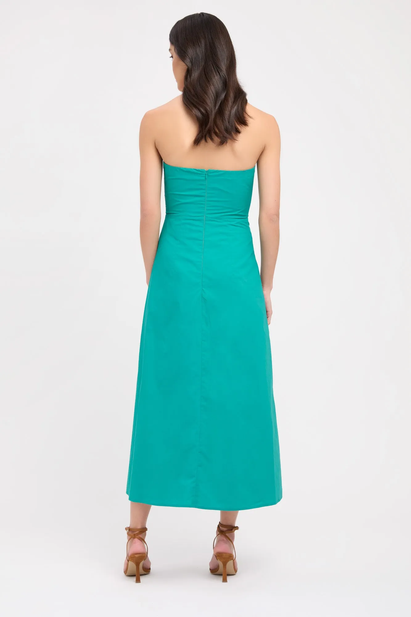 Poplin Strapless Dress sold by Kookai product image thumbnail 3