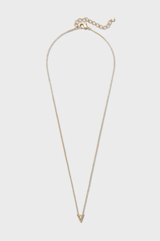 V - Letter Necklace sold by Kookai