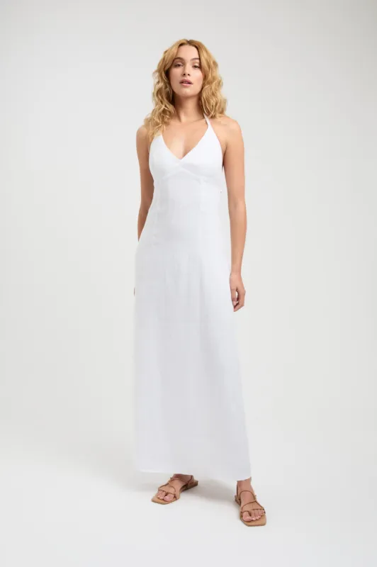 Tahiti Tied Halter Dress sold by Kookai