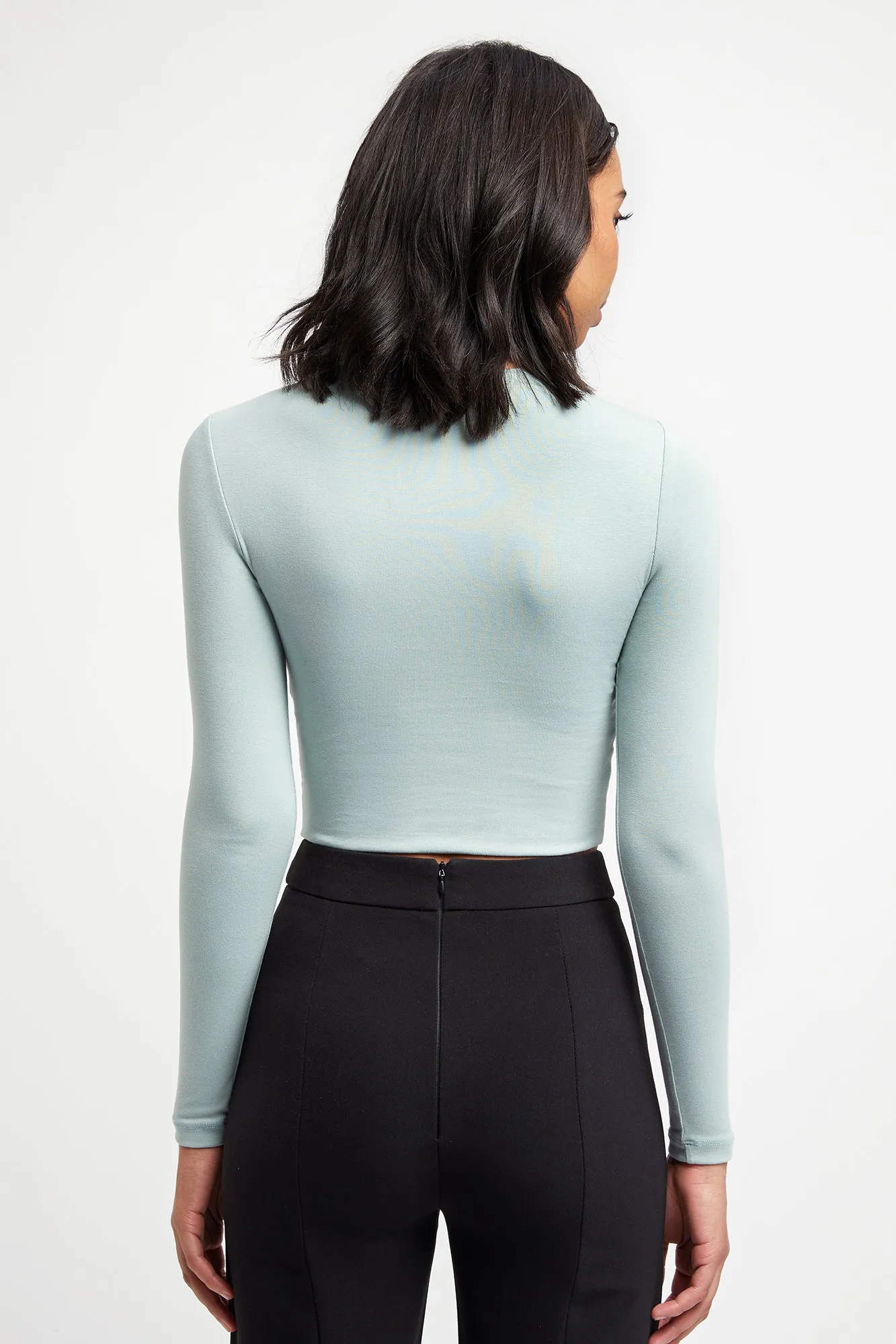 Long Sleeve Crop Top sold by Kookai product image thumbnail 2