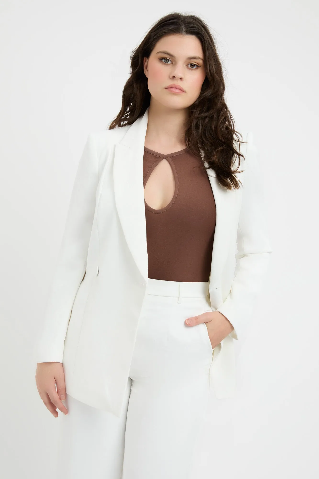 Oyster Slim Blazer sold by Kookai product image thumbnail 5