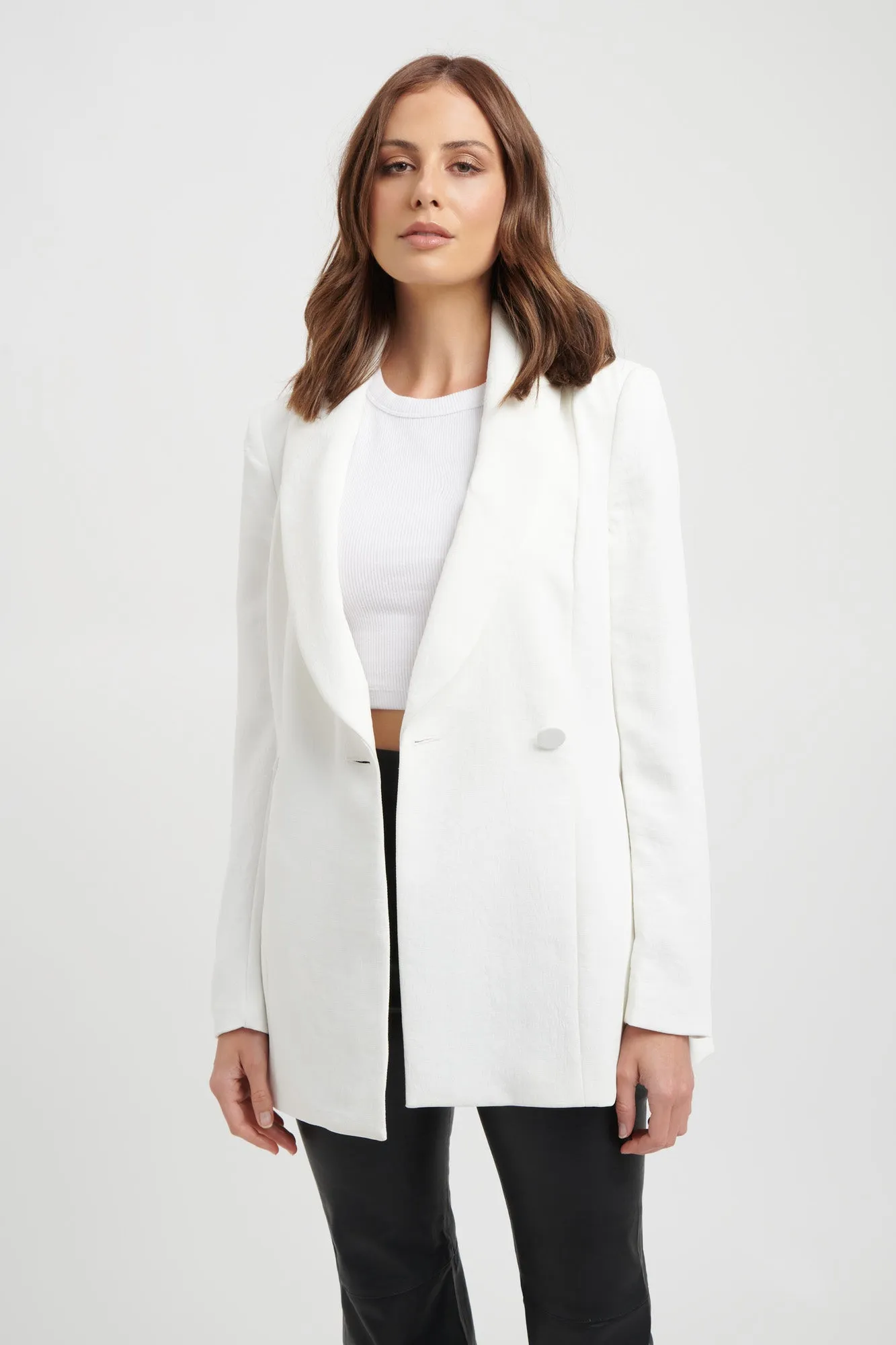 Oyster Slim Blazer sold by Kookai product image thumbnail 3