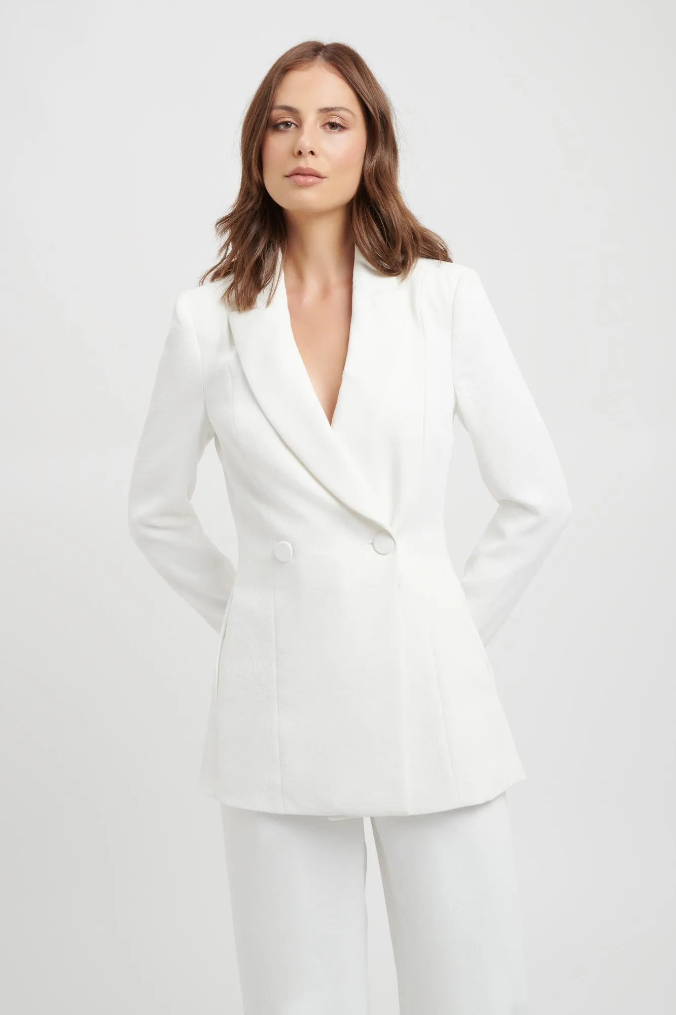 Oyster Slim Blazer sold by Kookai product image thumbnail 2