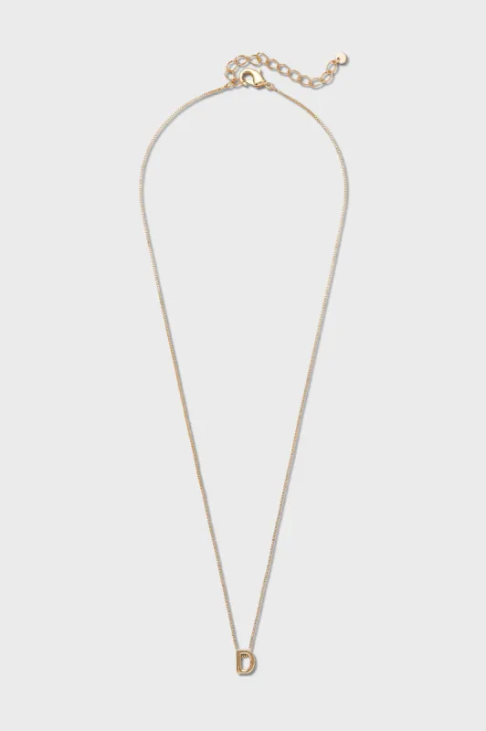 D - Letter Necklace sold by Kookai