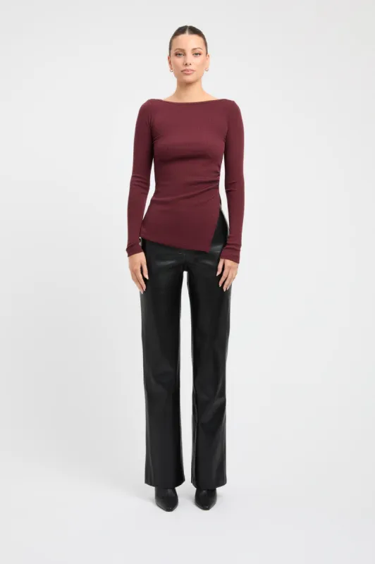 Theo Merino Wool Long Sleeve Top sold by Kookai