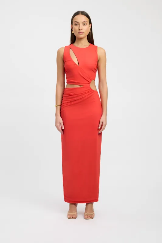 Bolt Cut Out Dress made by Kookai