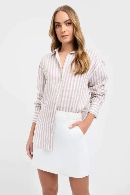 Issy Stripe Shirt sold by Kookai