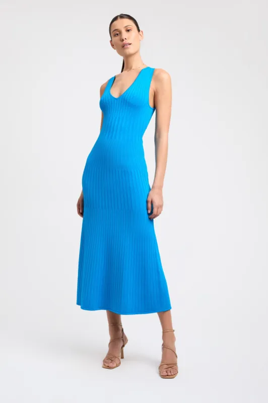 Serah Plunge Midi Dress sold by Kookai