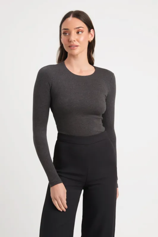 Long Sleeve Crop Top sold by Kookai
