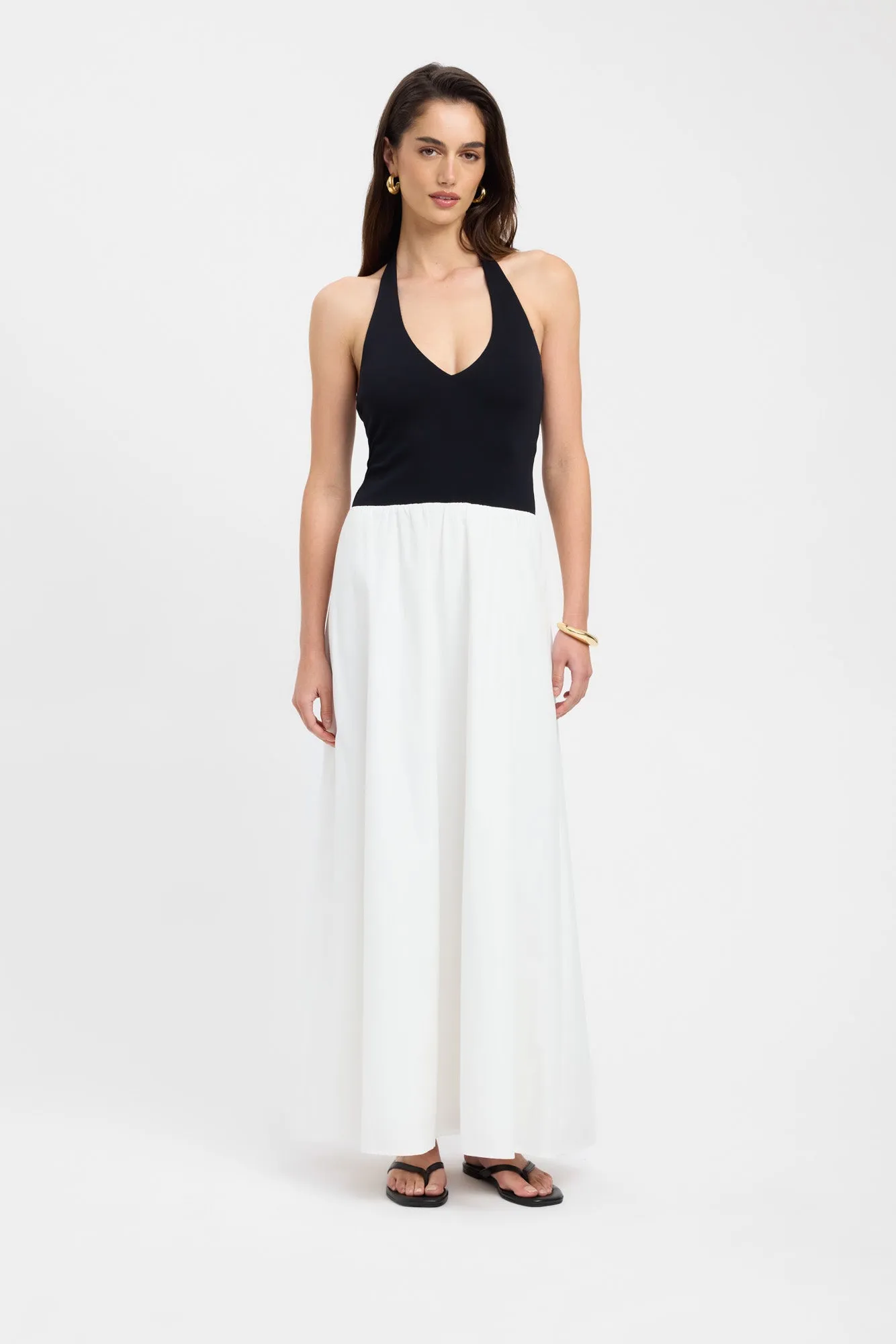 Romeo Contrast Maxi Dress sold by Kookai
