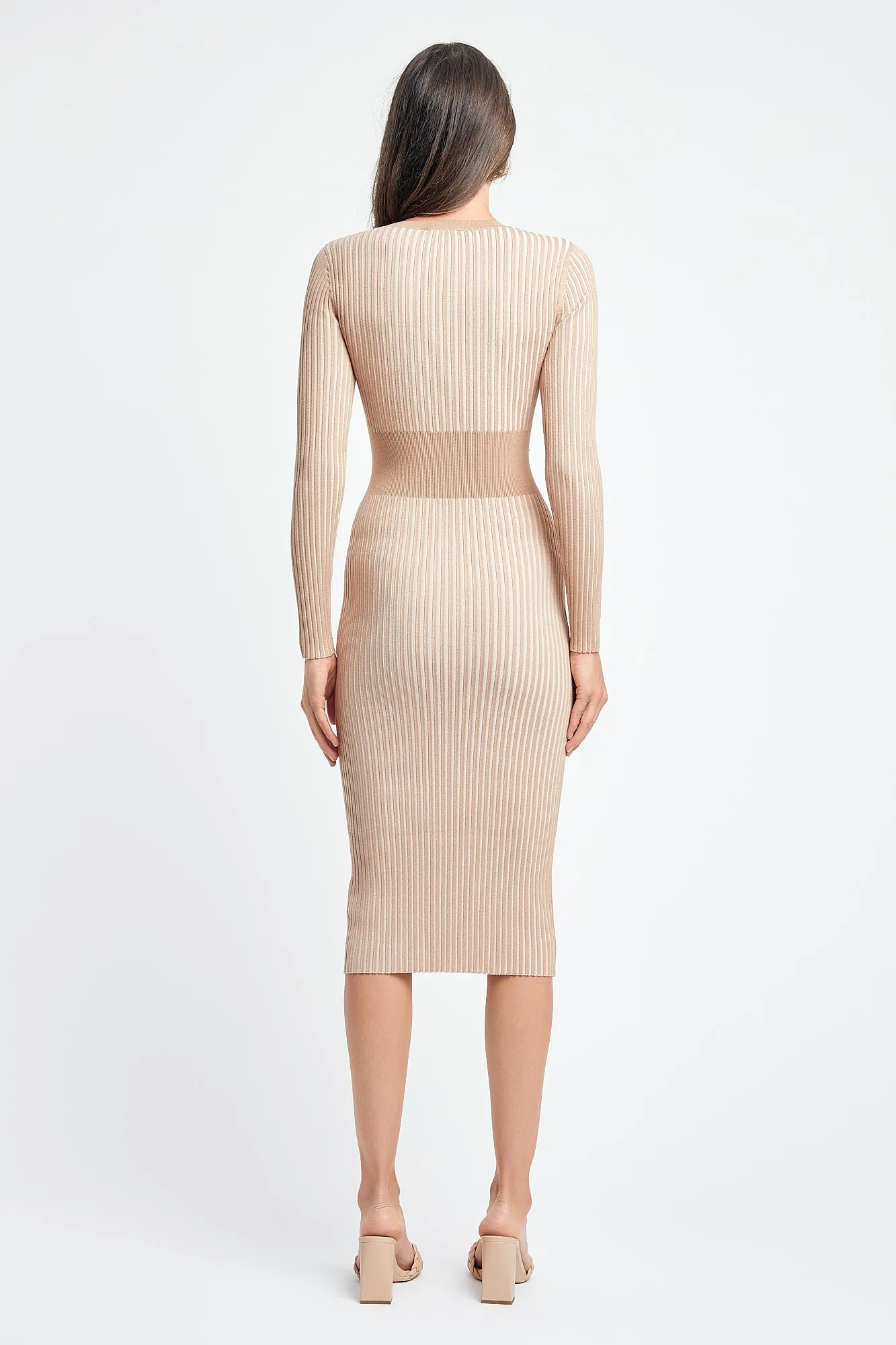 Sadie Crew Neck Belted Dress sold by Kookai product image thumbnail 3