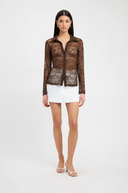 Camilla Lace Shirt sold by Kookai