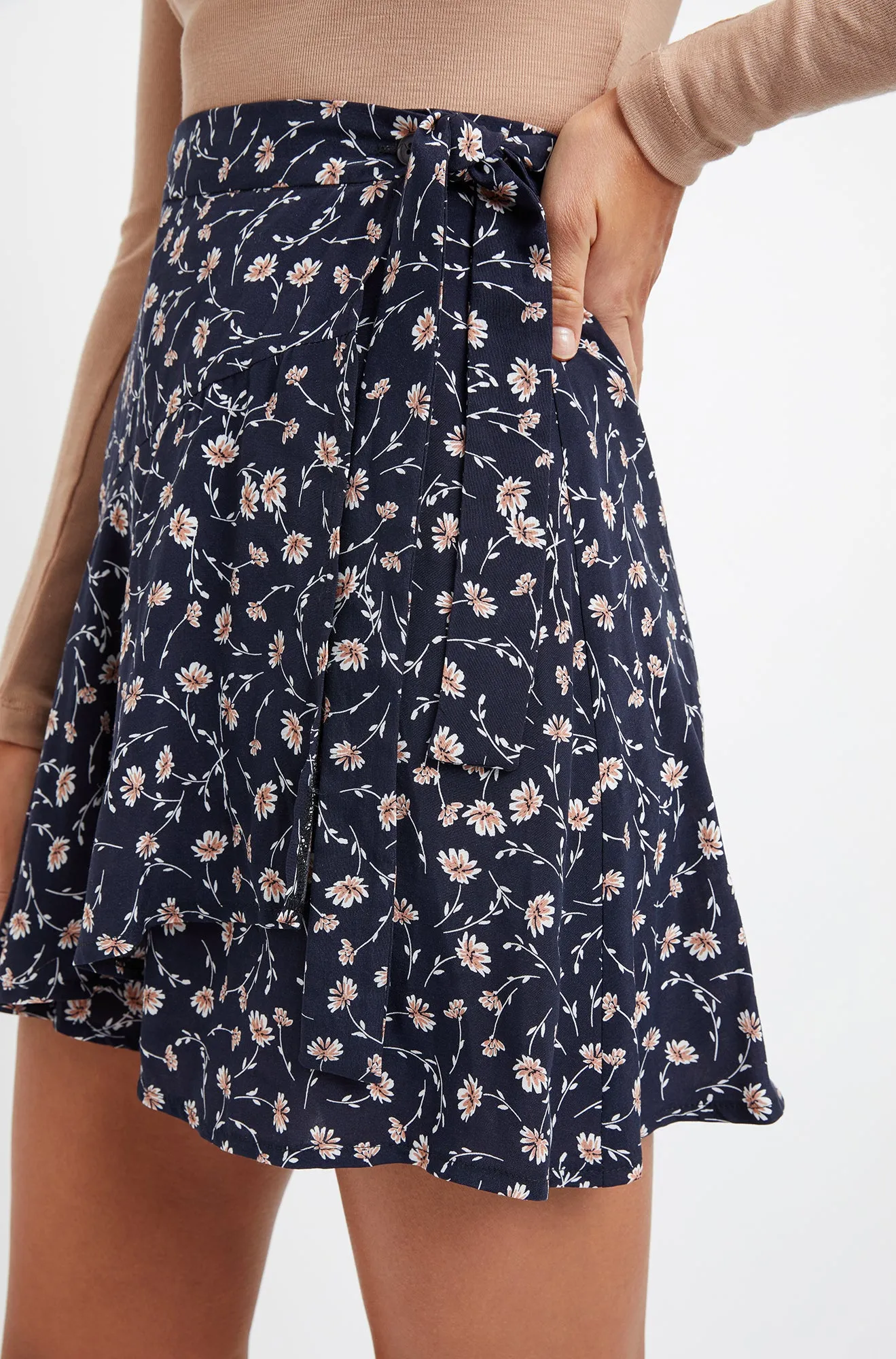Liberty Mini Wrap Skirt sold by Kookai product image thumbnail 3