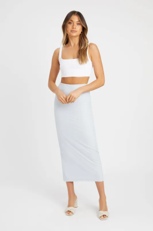 Staple Rib Midi Skirt sold by Kookai
