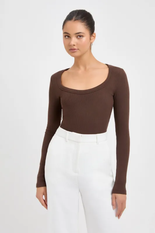 Quinn Long Sleeve Top sold by Kookai