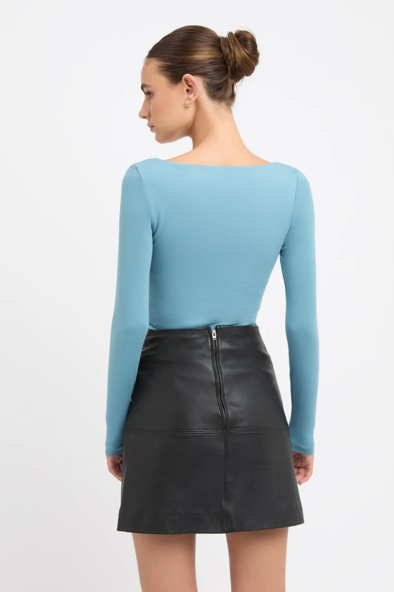 Long Sleeve Vee Top sold by Kookai product image thumbnail 2