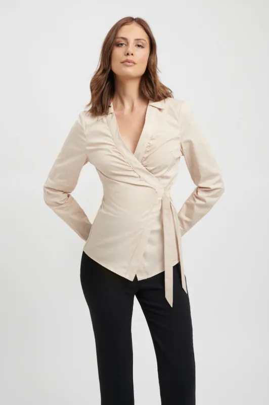 Monaco Side Wrap Shirt sold by Kookai