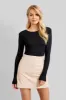 Long Sleeve Crew Neck Top sold by Kookai