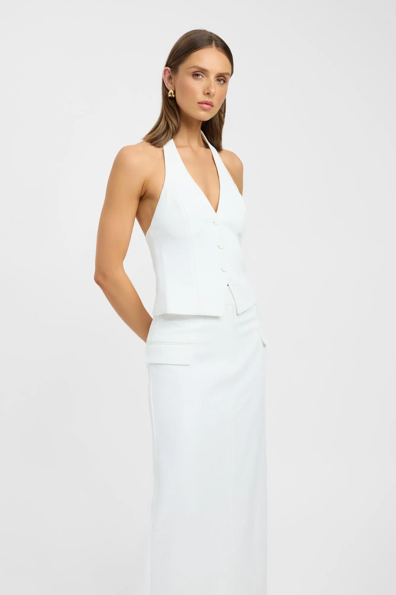 Oyster D-Ring Vest sold by Kookai product image thumbnail 2