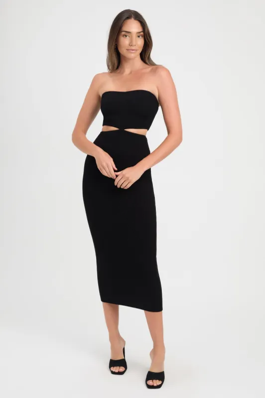 Lola Strapless Midi Dress sold by Kookai