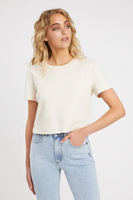 Arbor Cropped Tee sold by Kookai