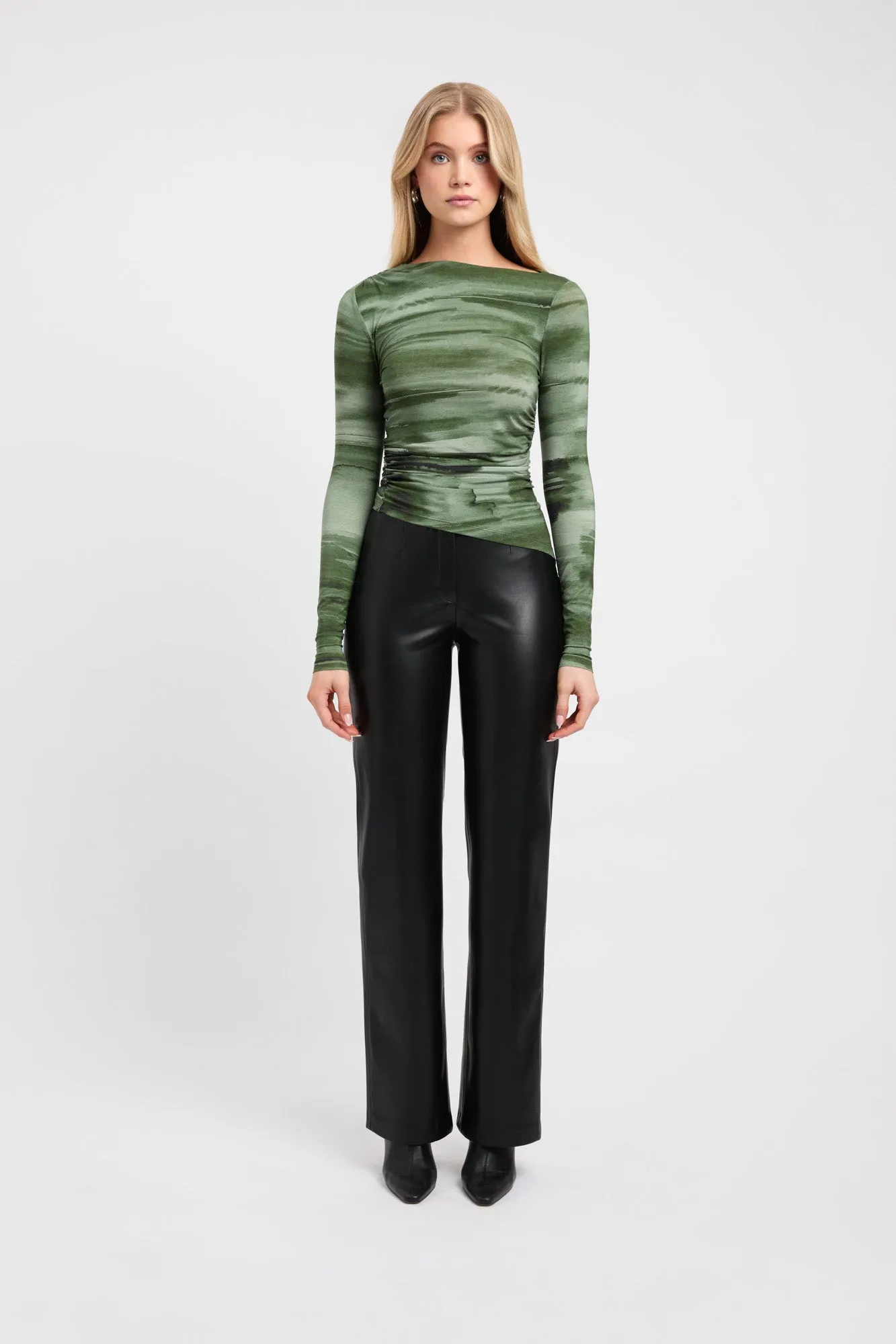 Harper Rouched Long Sleeve Top sold by Kookai
