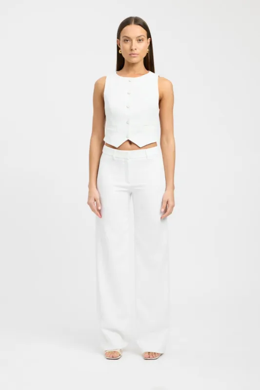 Oyster Core Vest sold by Kookai