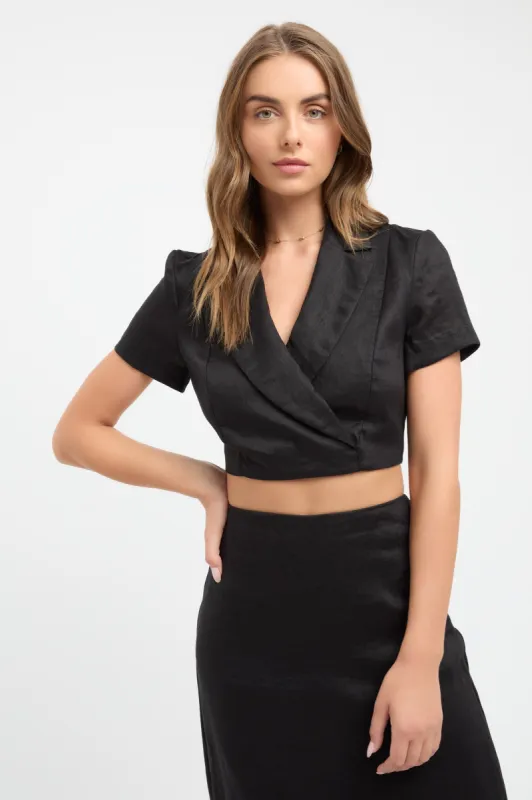 Tahiti Cropped Shirt sold by Kookai