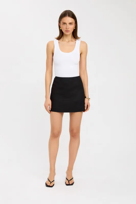 Palm Staple Mini Skirt sold by Kookai