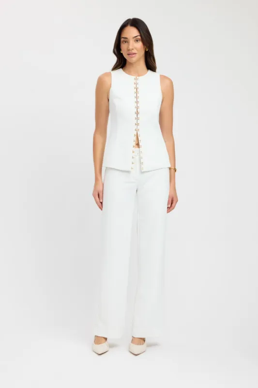 Oyster Hook Crew Top made by Kookai