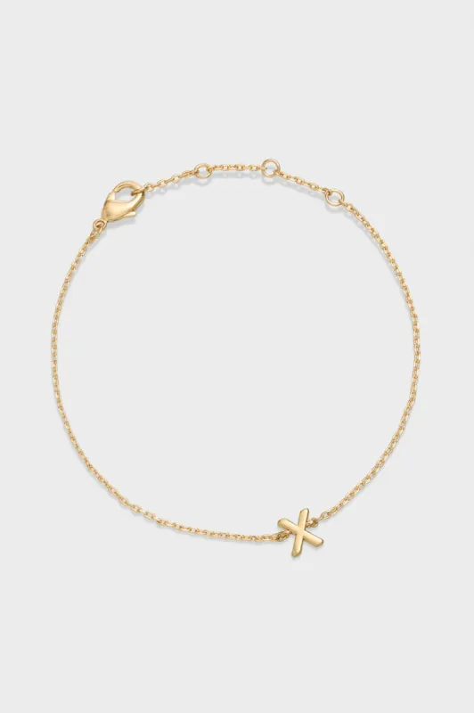 X - Letter Bracelet sold by Kookai