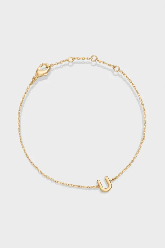 U - Letter Bracelet sold by Kookai
