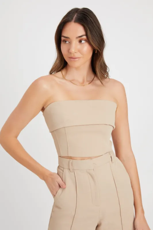 Oyster Corset Top sold by Kookai