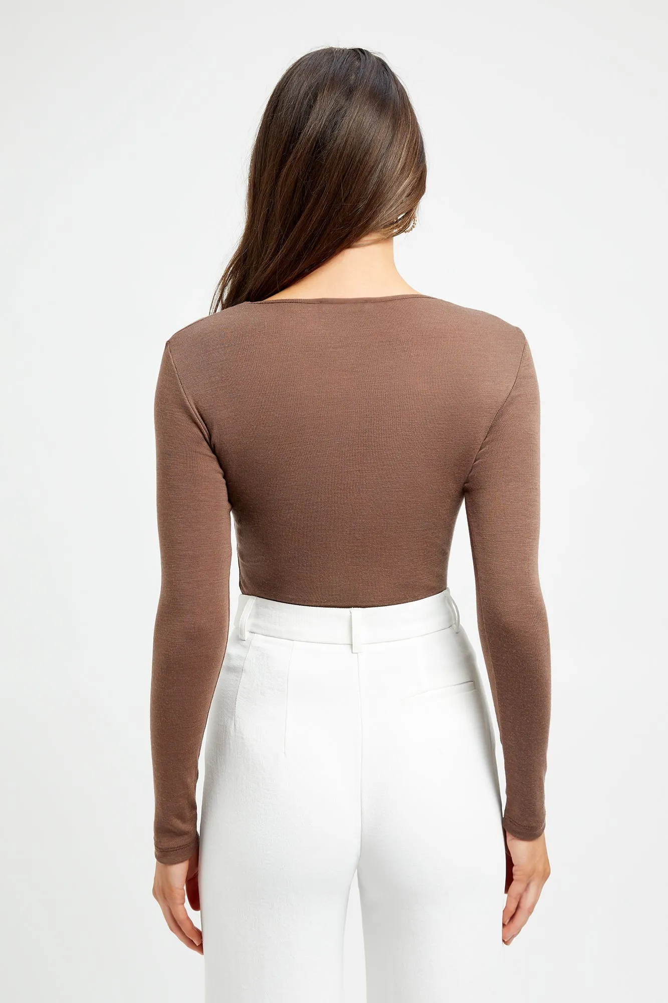 Long Sleeve Crew Neck Top sold by Kookai product image thumbnail 2