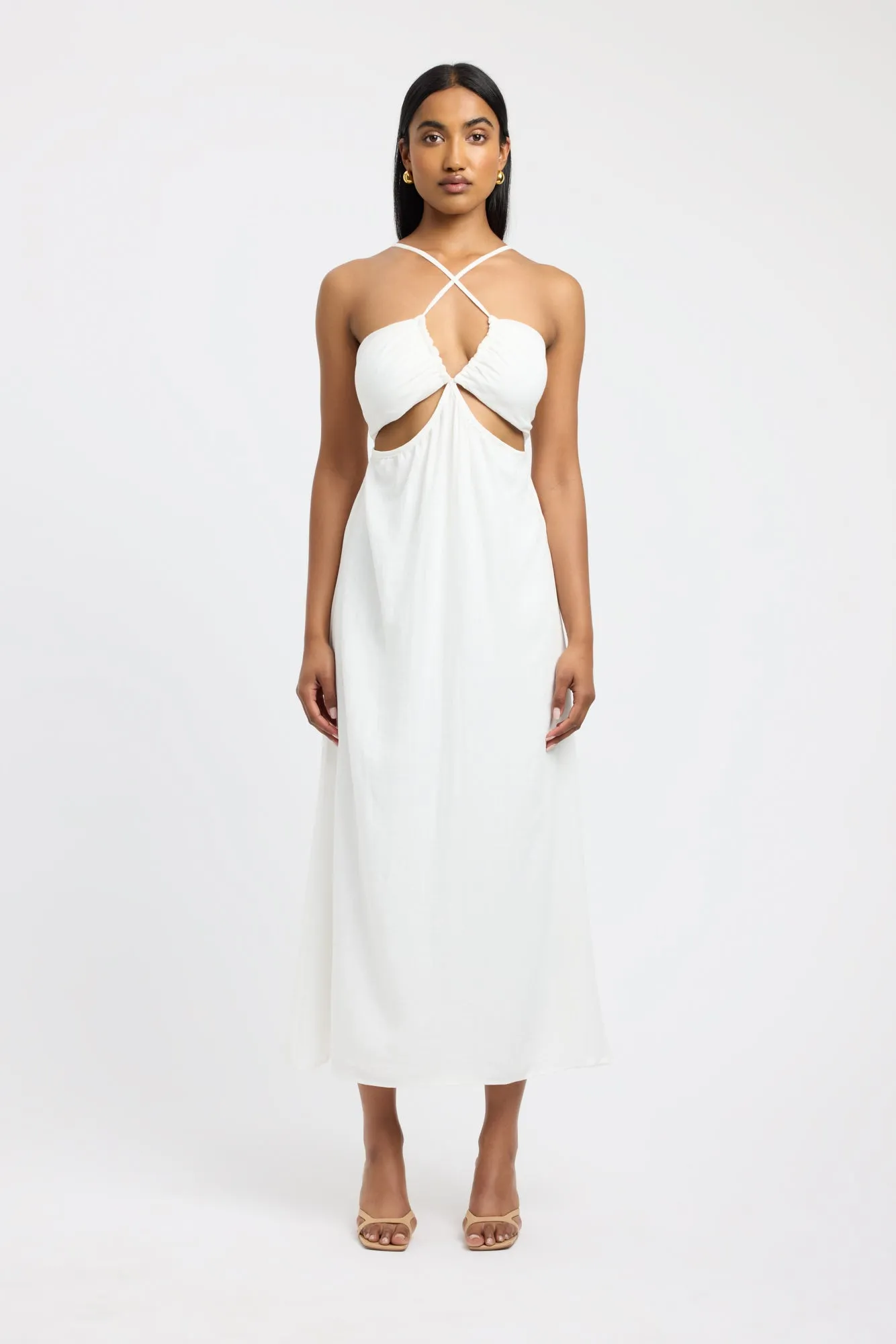 Hayman Halter Maxi Dress sold by Kookai