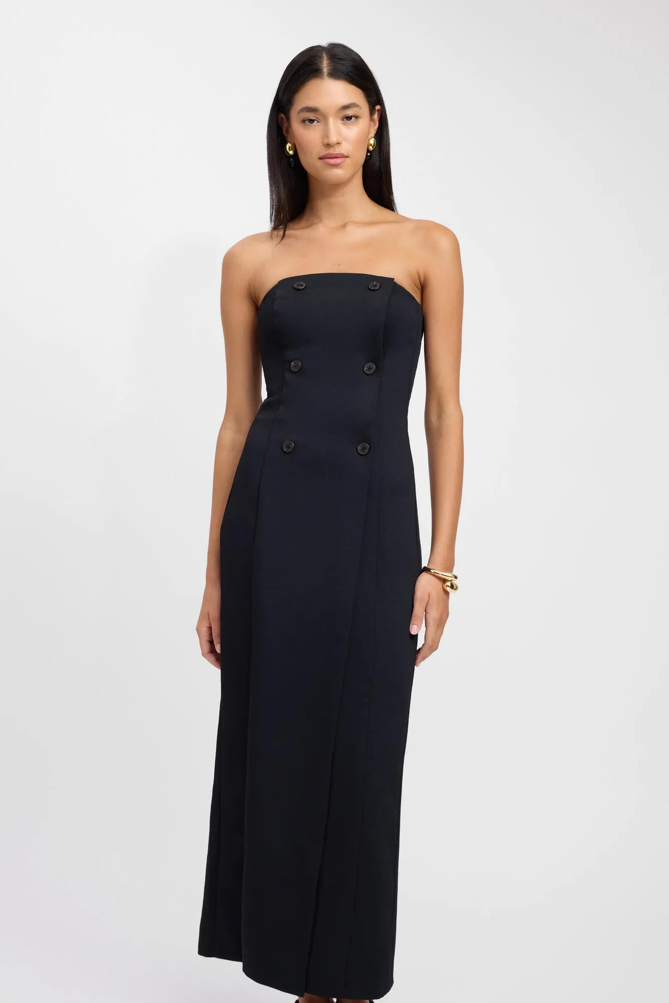 Oyster Strapless Button Dress sold by Kookai product image thumbnail 2