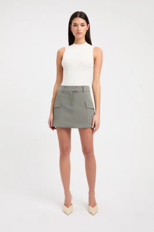 Ariel Cargo Mini Skirt sold by Kookai