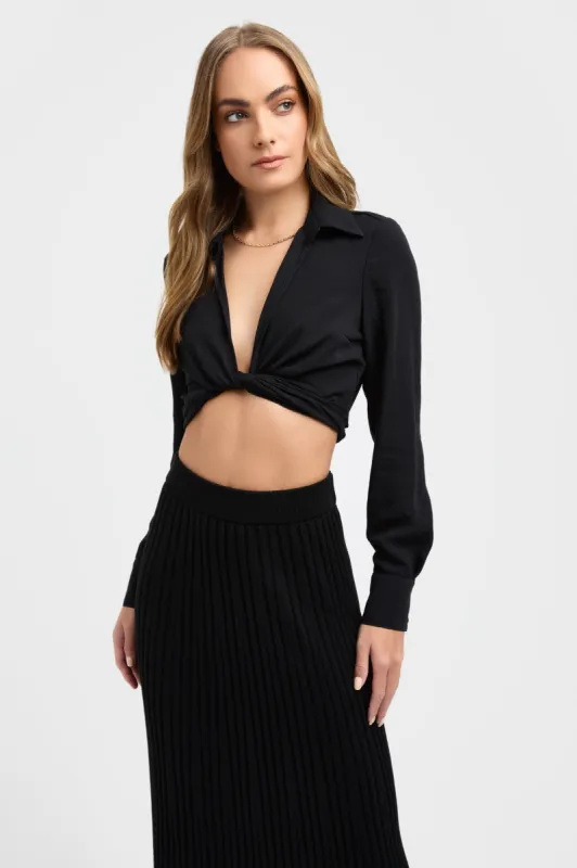 Hayman Tie Front Top sold by Kookai