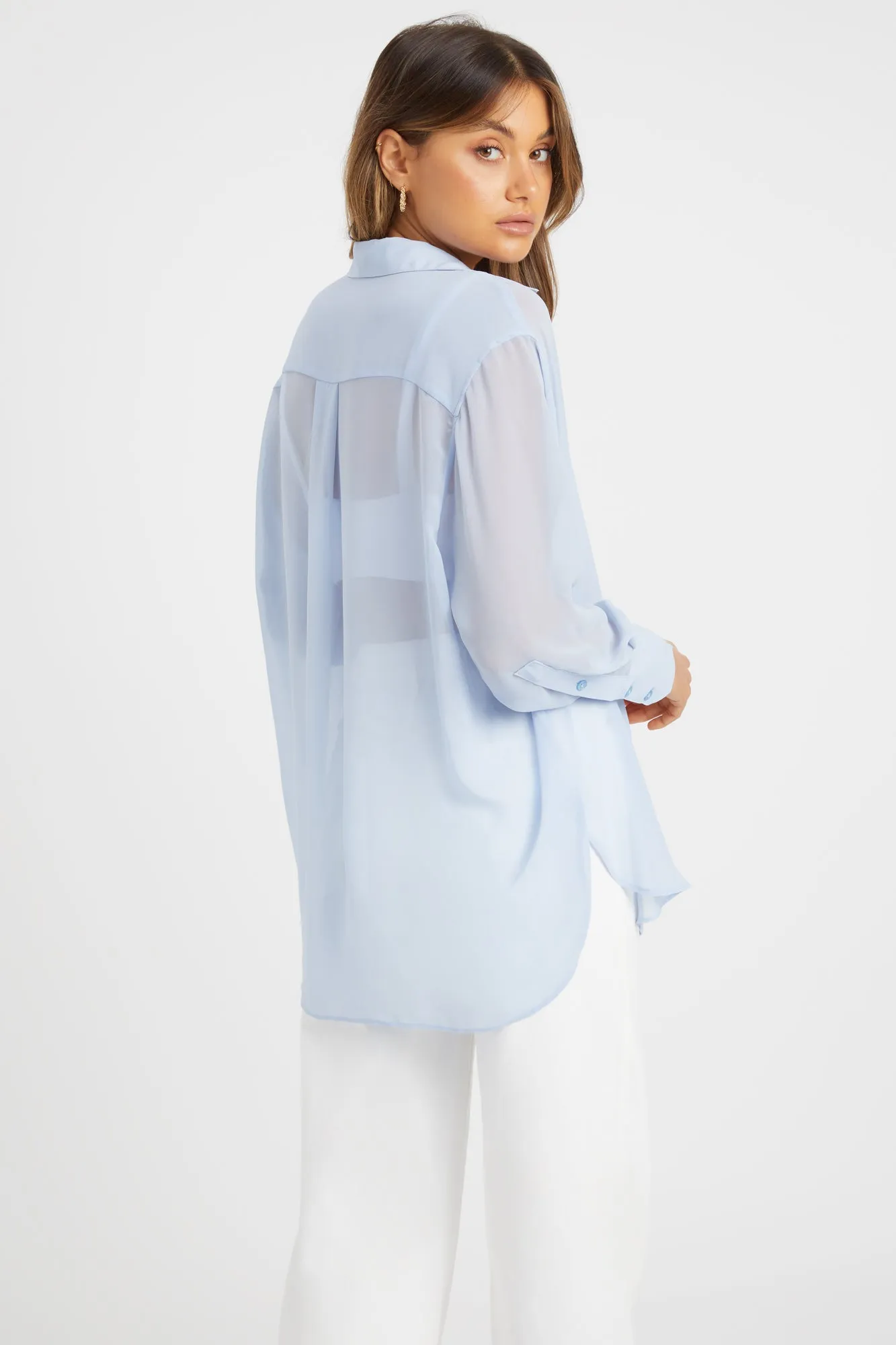 Sheer Julia Shirt sold by Kookai product image thumbnail 2
