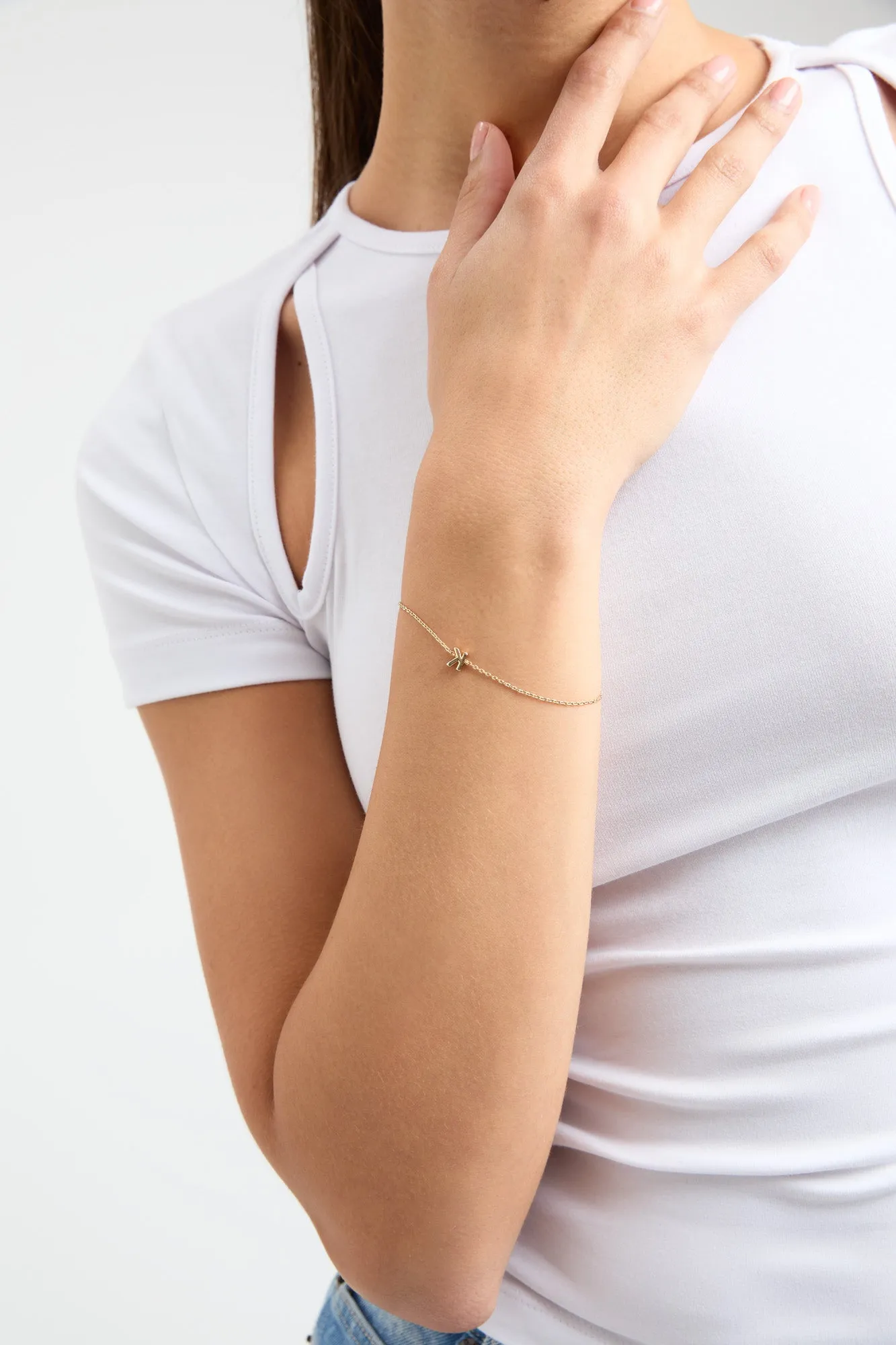 F - Letter Bracelet sold by Kookai product image thumbnail 2