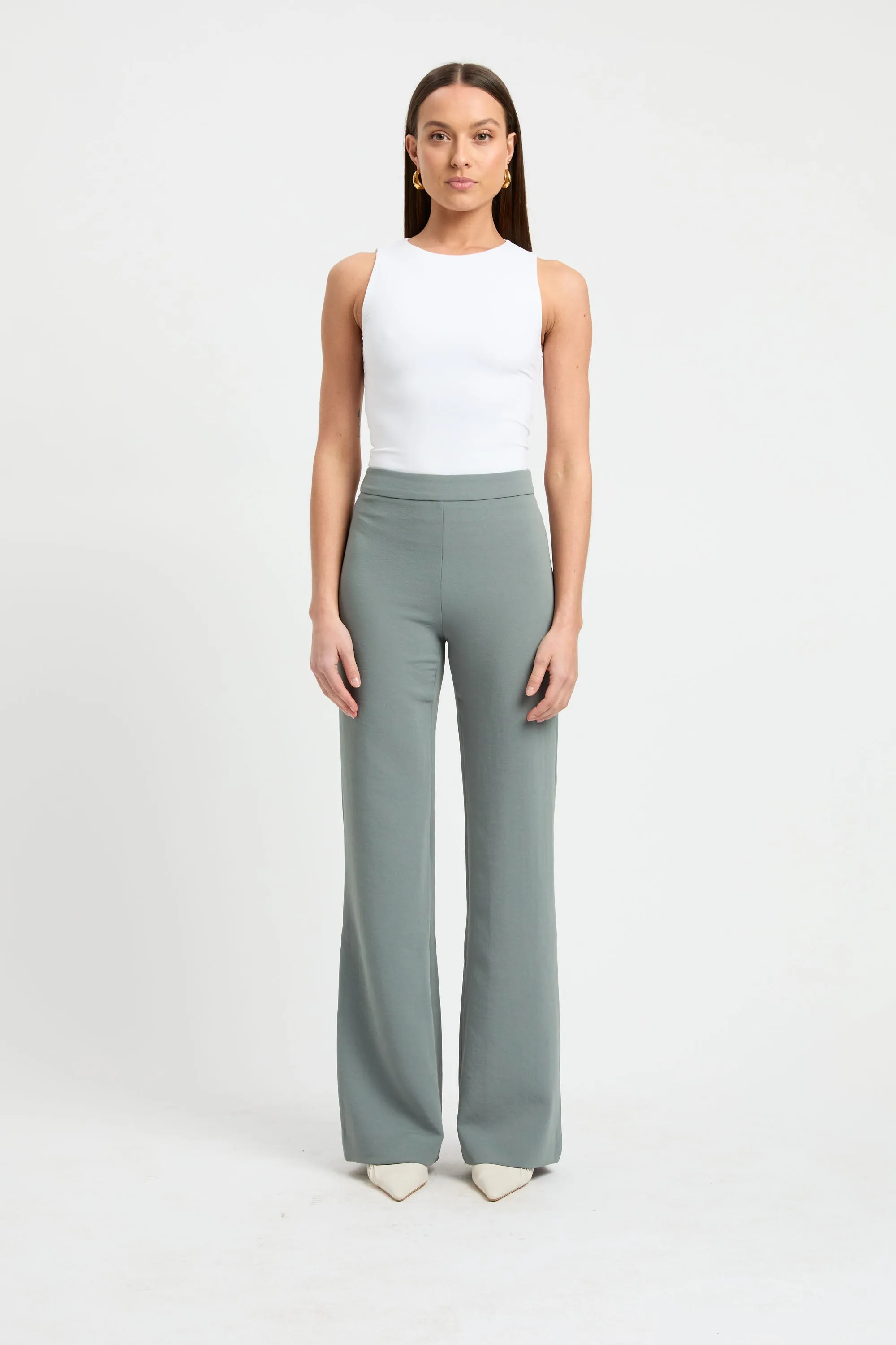 Lux Long Flare Pants sold by Kookai