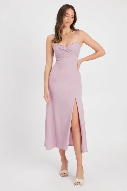 Crinkle Twist Dress sold by Kookai