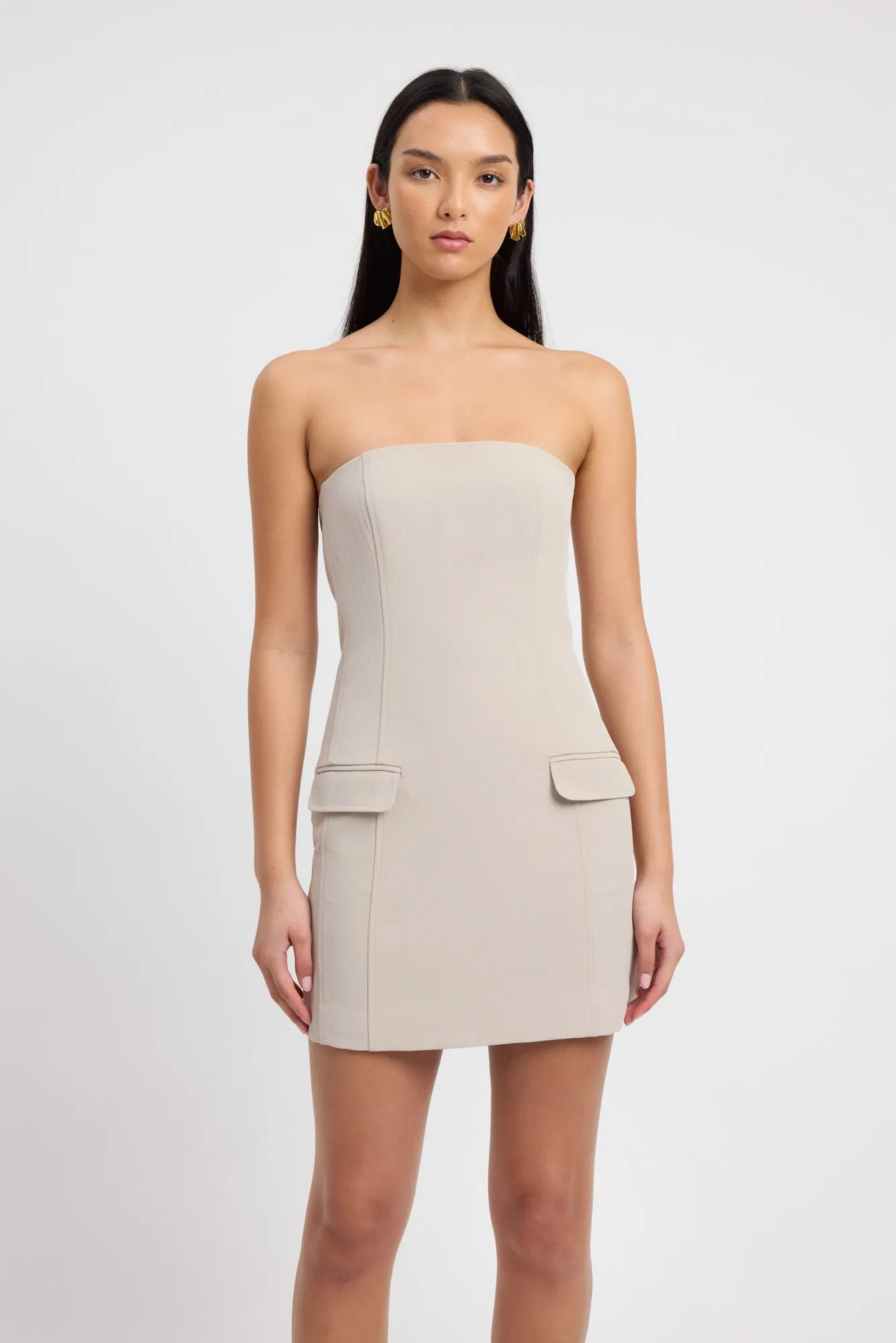 Ariel Pocket Mini Dress sold by Kookai product image thumbnail 2