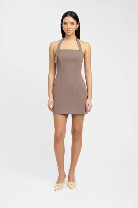 Ariel Buckle Halter Dress sold by Kookai