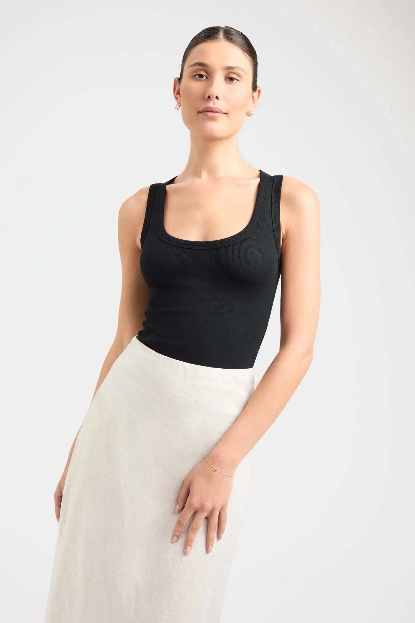 Bailey Icon Scoop Tank sold by Kookai