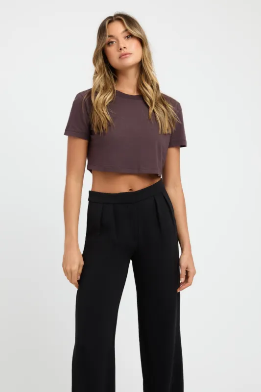 Rochelle Cropped Tee sold by Kookai