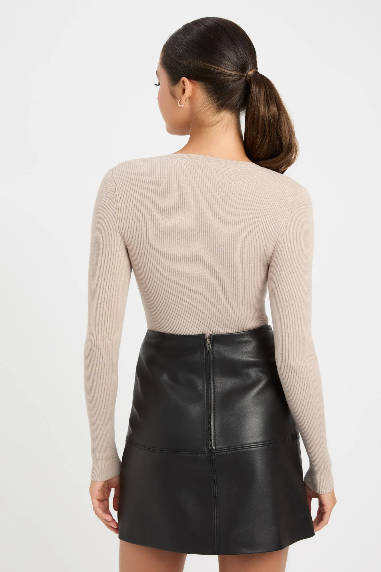 Lola Scoop Long Sleeve Top sold by Kookai product image thumbnail 2