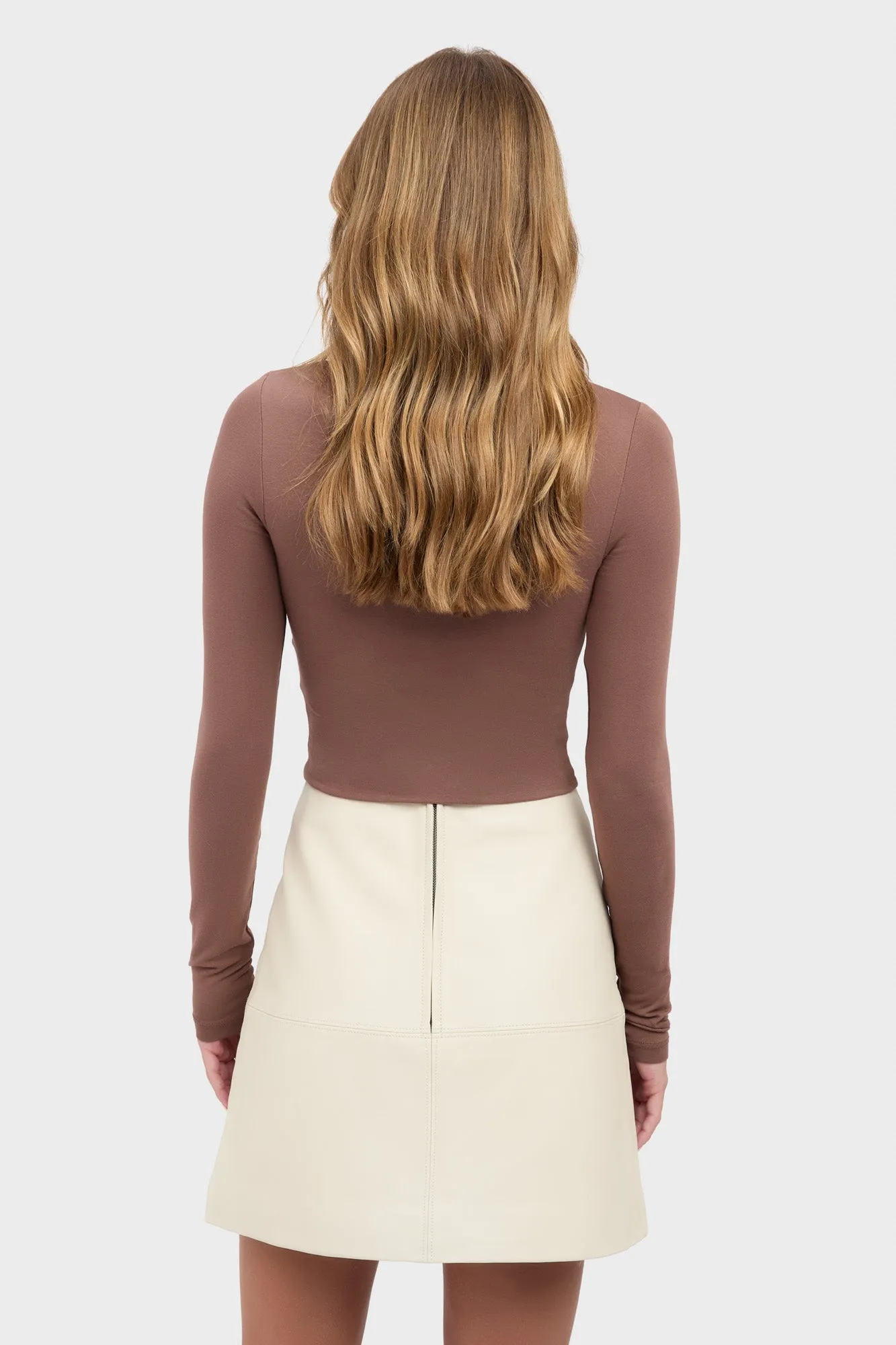 Jordie Long Sleeve Crop sold by Kookai product image thumbnail 2