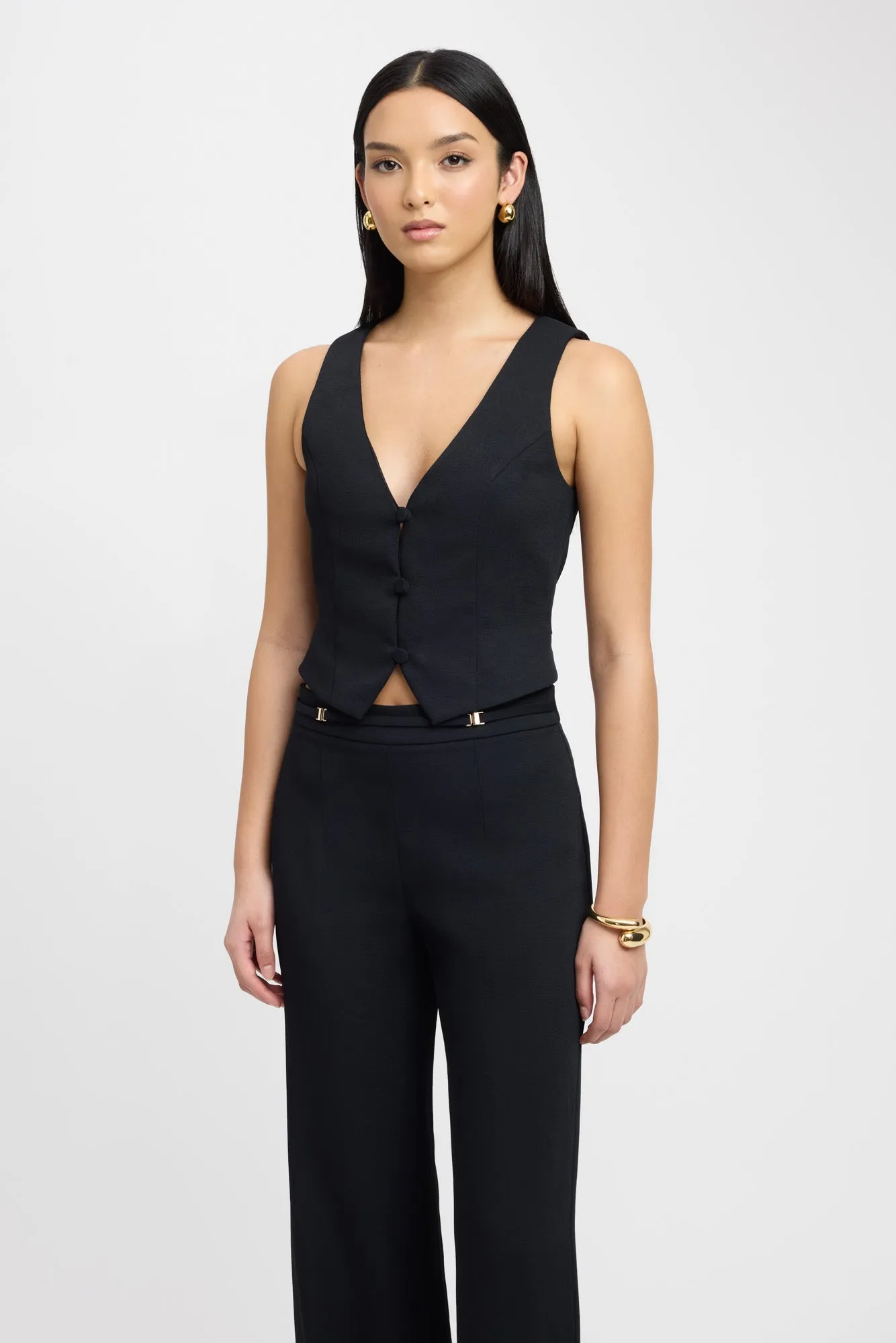 Oyster Deep Vee Vest sold by Kookai product image thumbnail 2