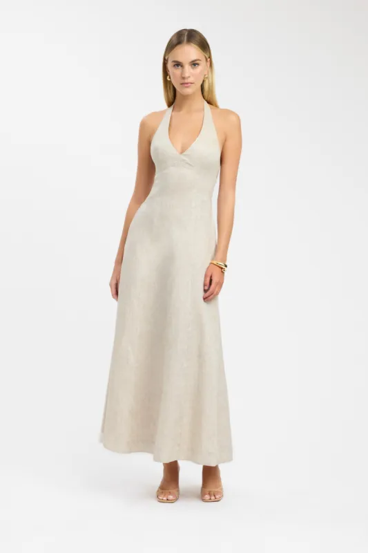 Tahiti Halter Maxi Dress sold by Kookai